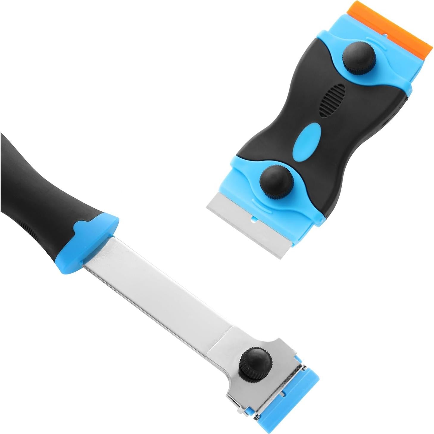 Juego de raspadores Bates con 50 cuchillas plásticas y 30 metálicas