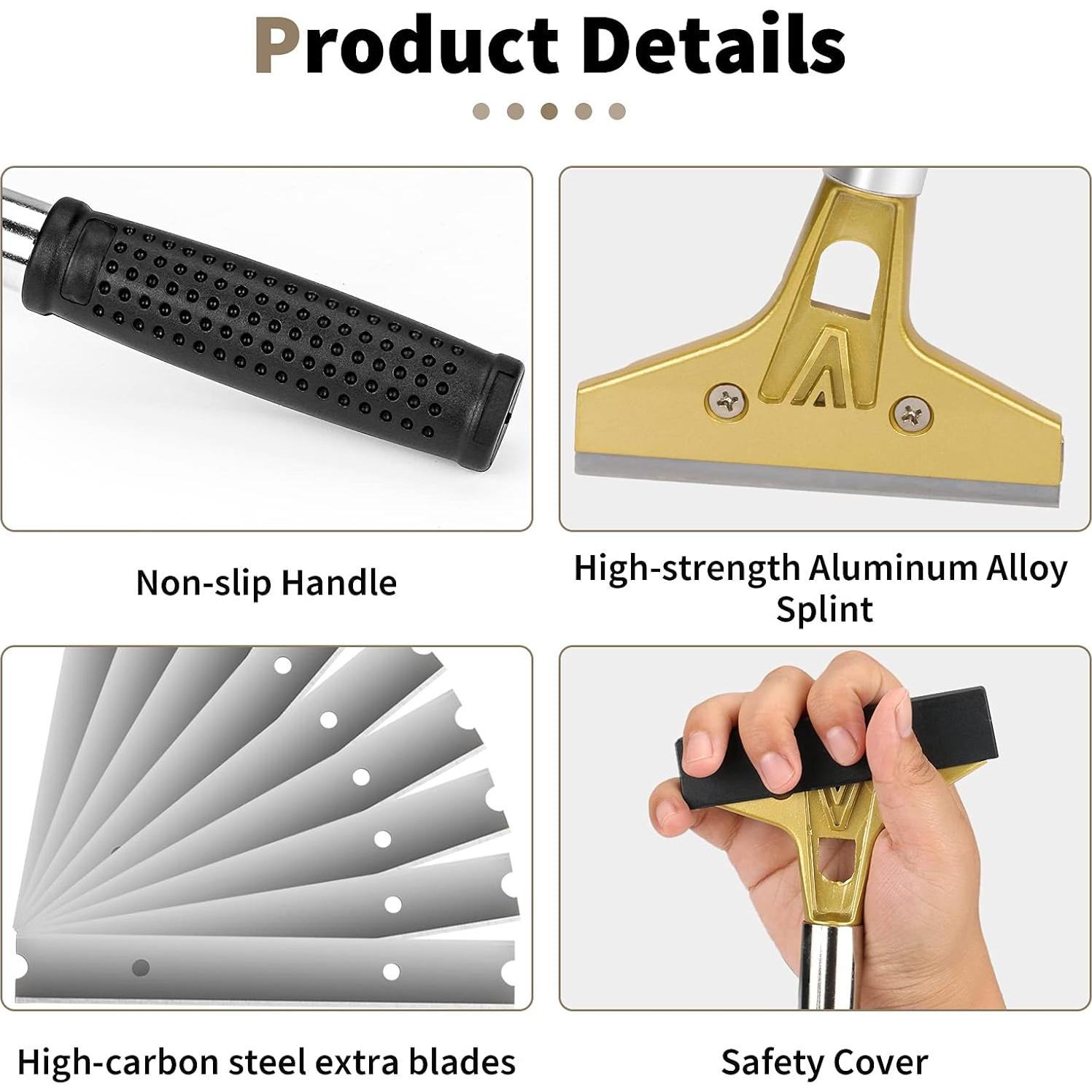 Raspador de Limpieza UnikPoint 10 cm con 10 Cuchillas Metálicas