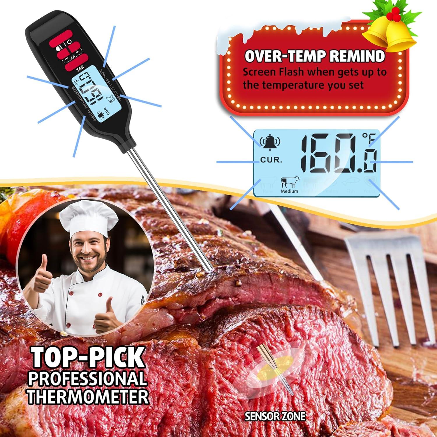 Termómetro Digital de Carne Antonki con Sonda Larga 13.9cm
