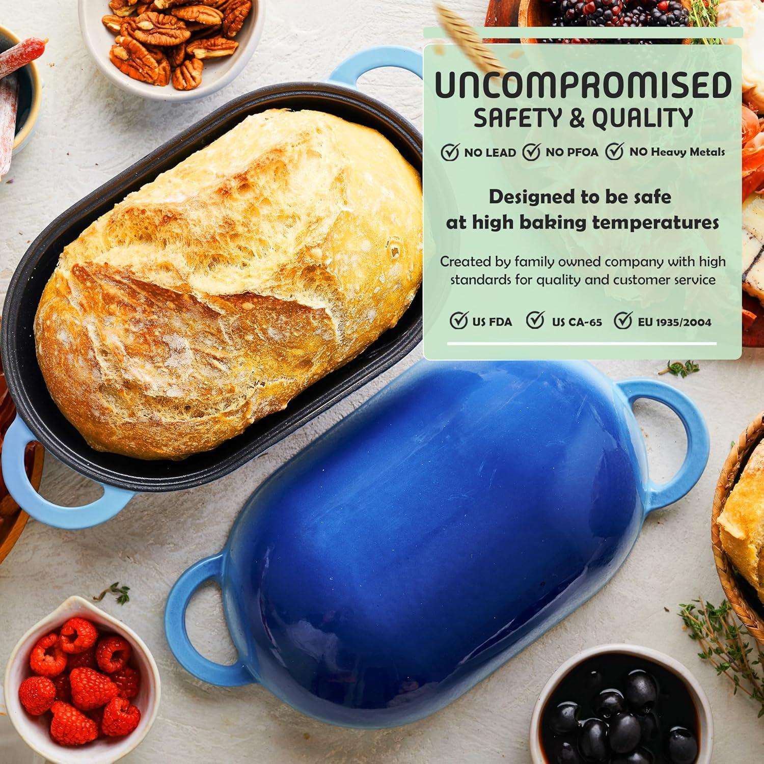 Horno Holandés LoafNest 2L Hierro Fundido Esmaltado