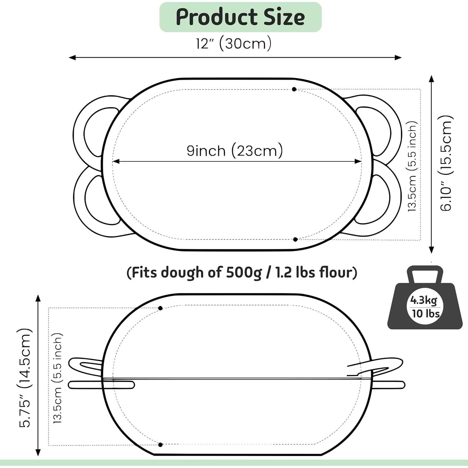Horno Holandés LoafNest 2L Hierro Fundido Esmaltado