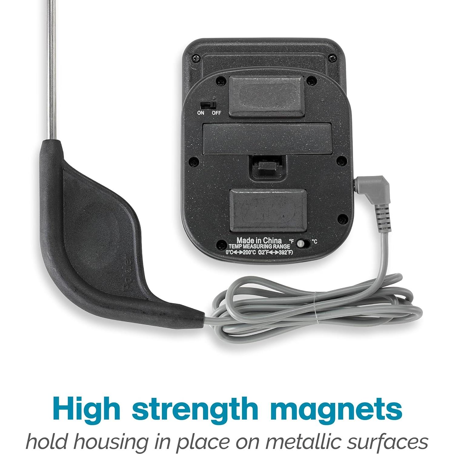 Termómetro Digital de Carne Polder con Temporizador 24h