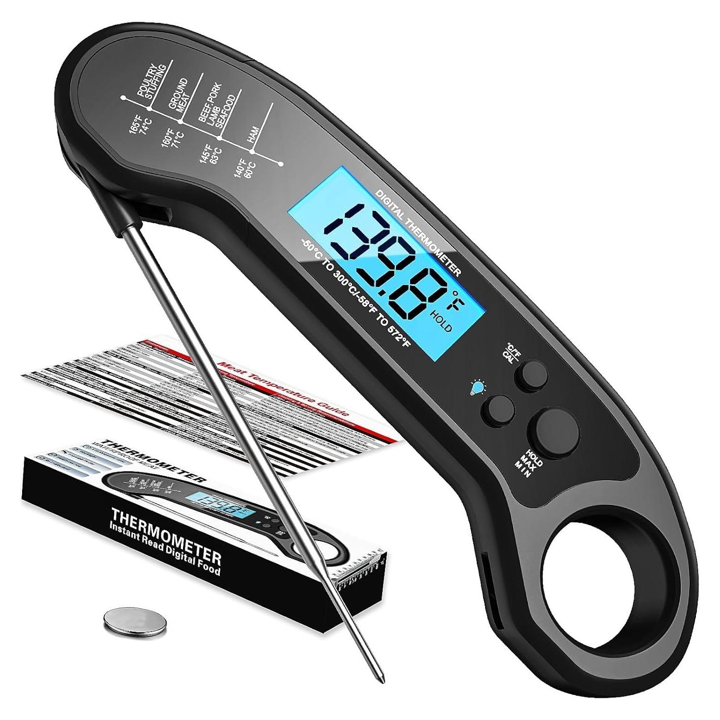 Termómetro Digital de Carne ROUUO G1 Impermeable 16.89cm