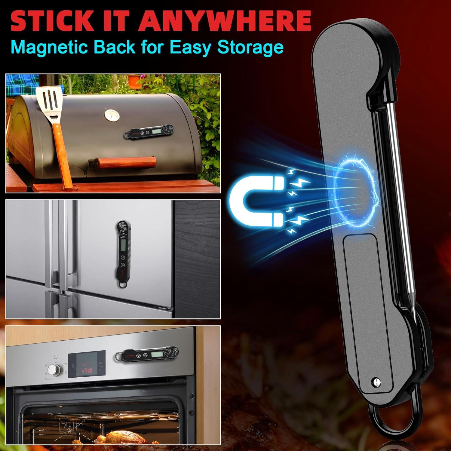 Termómetro Digital de Carne Tinerray - Lectura Rápida IP67