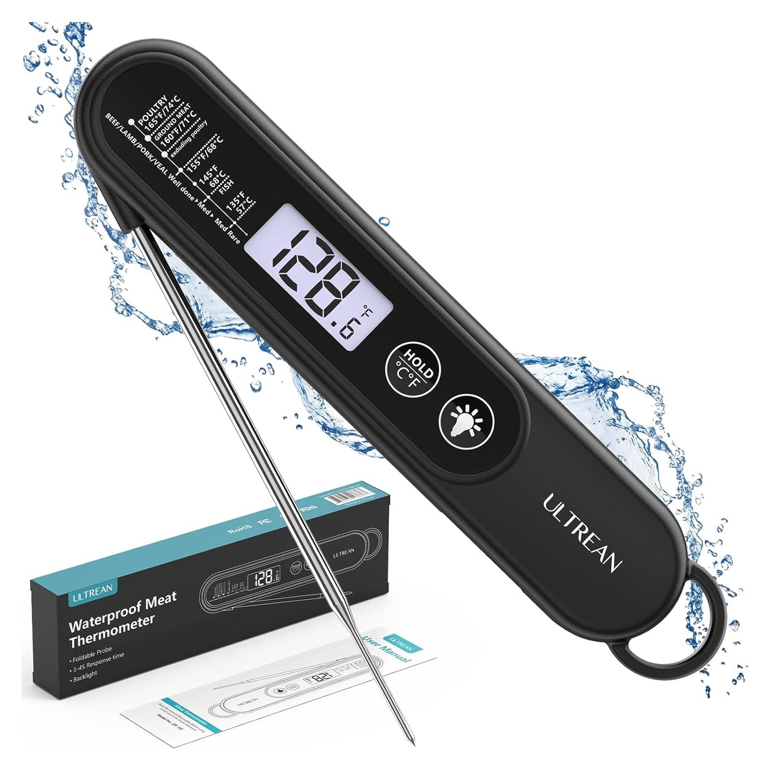 Termómetro Digital de Carne Ultrean Ultra Rápido IP66