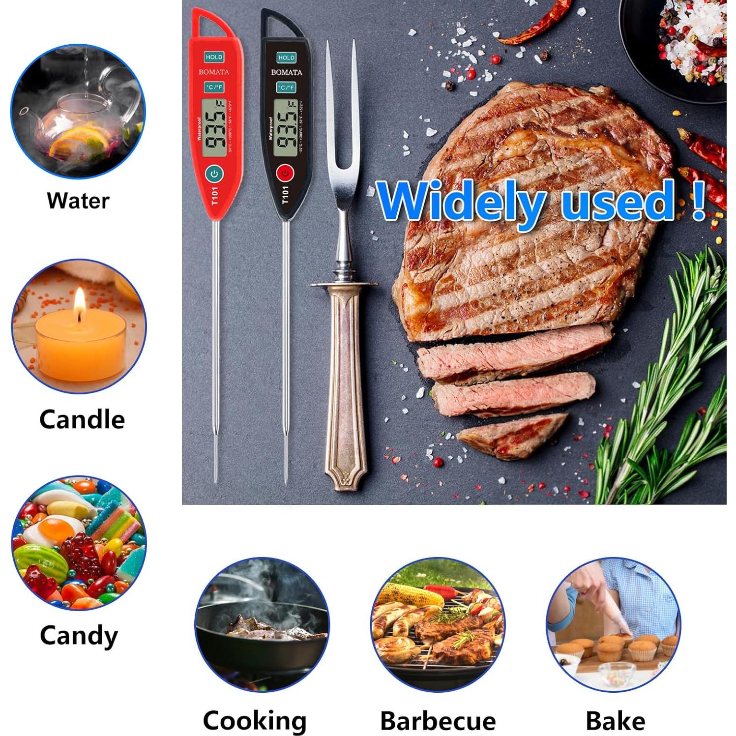 Termómetro de Carne BOMATA T101 - 2 Piezas IPX7 Digital