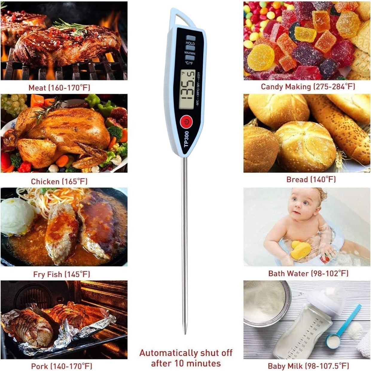 Termómetro Digital de Cocina NANGOALA Sonda 12.7 cm