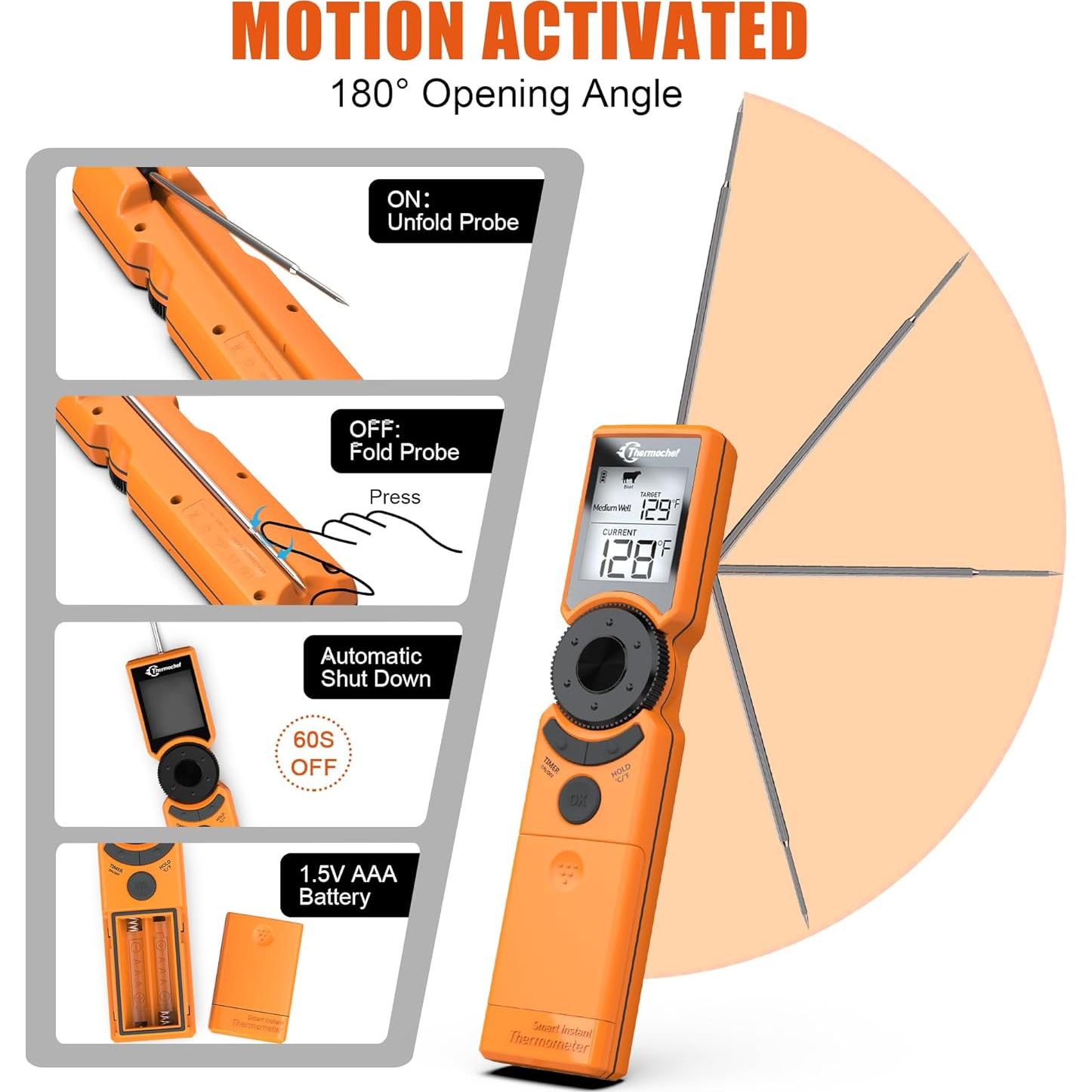 Termómetro Digital de Carne Thermochef Mini6 Alta Precisión