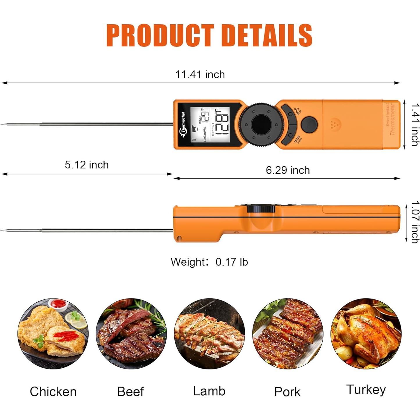 Termómetro Digital de Carne Thermochef Mini6 Alta Precisión