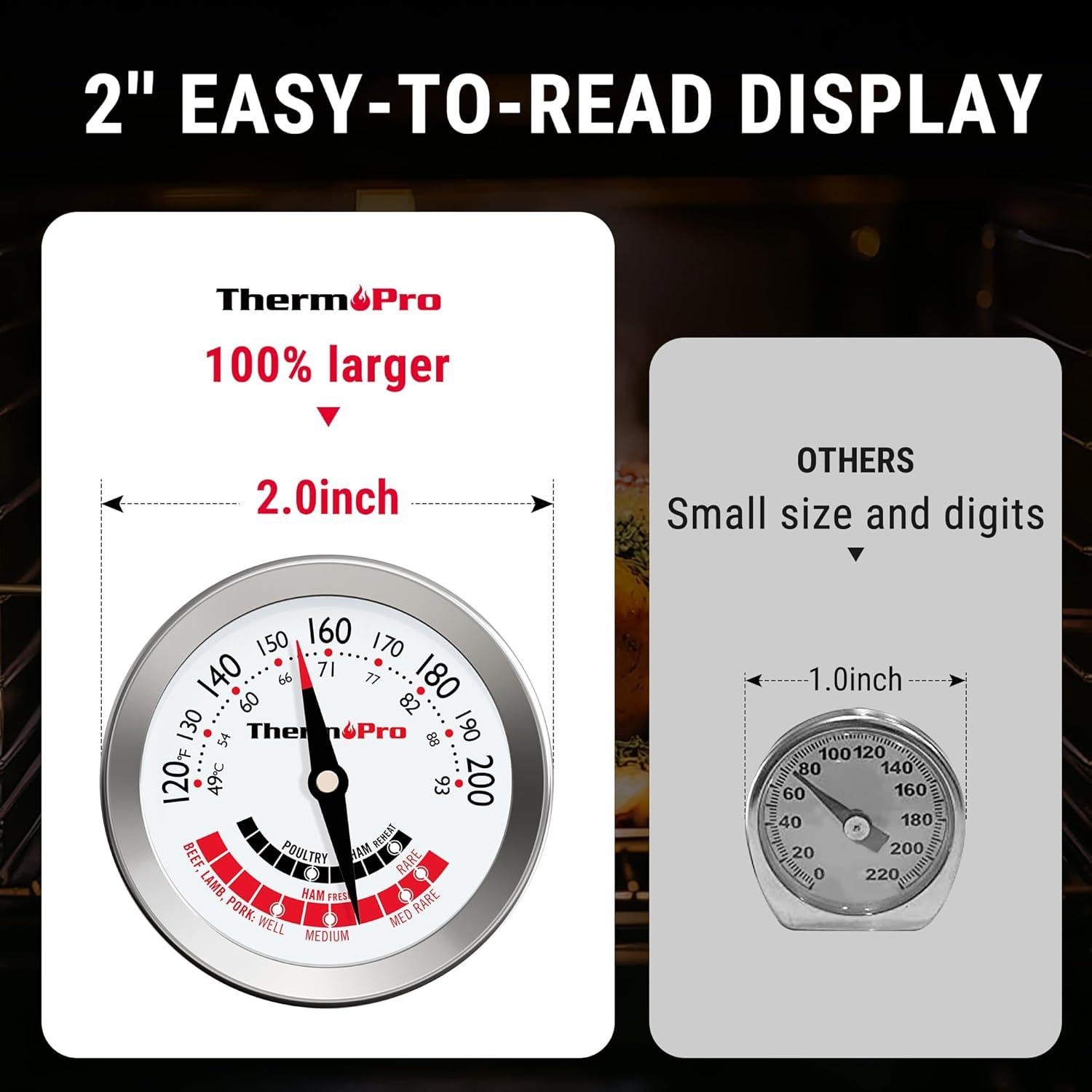 Termómetro de Carne ThermoPro APT200 Analógico 12.7 cm