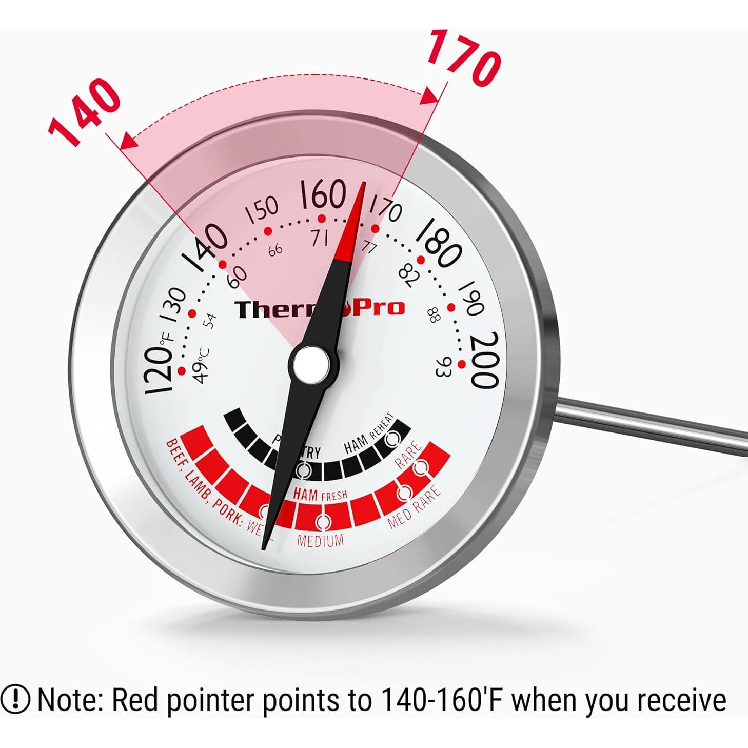 Termómetro de Carne ThermoPro APT200 Analógico 12.7 cm