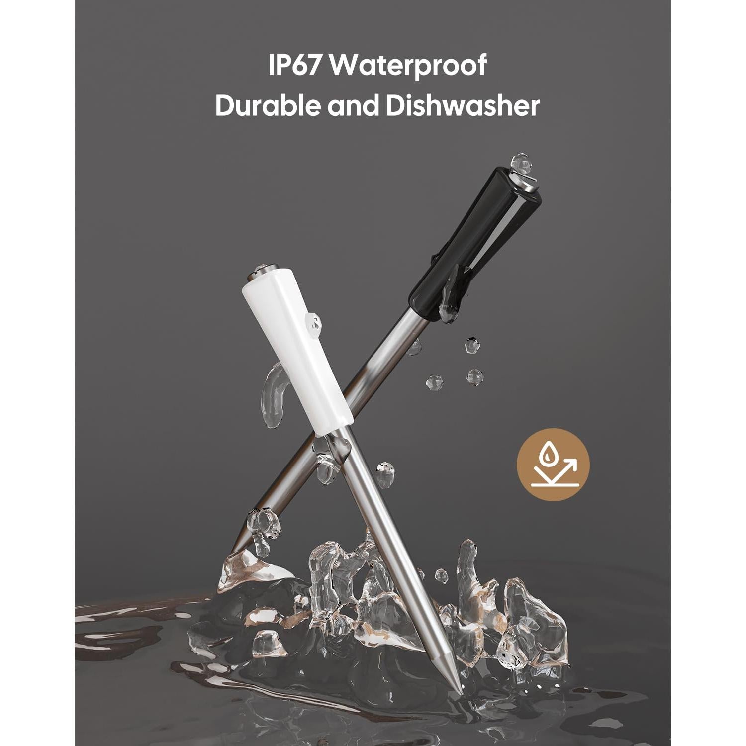Termómetro de Carne Inalámbrico Fitflavor Doble Sonda 2500mAh