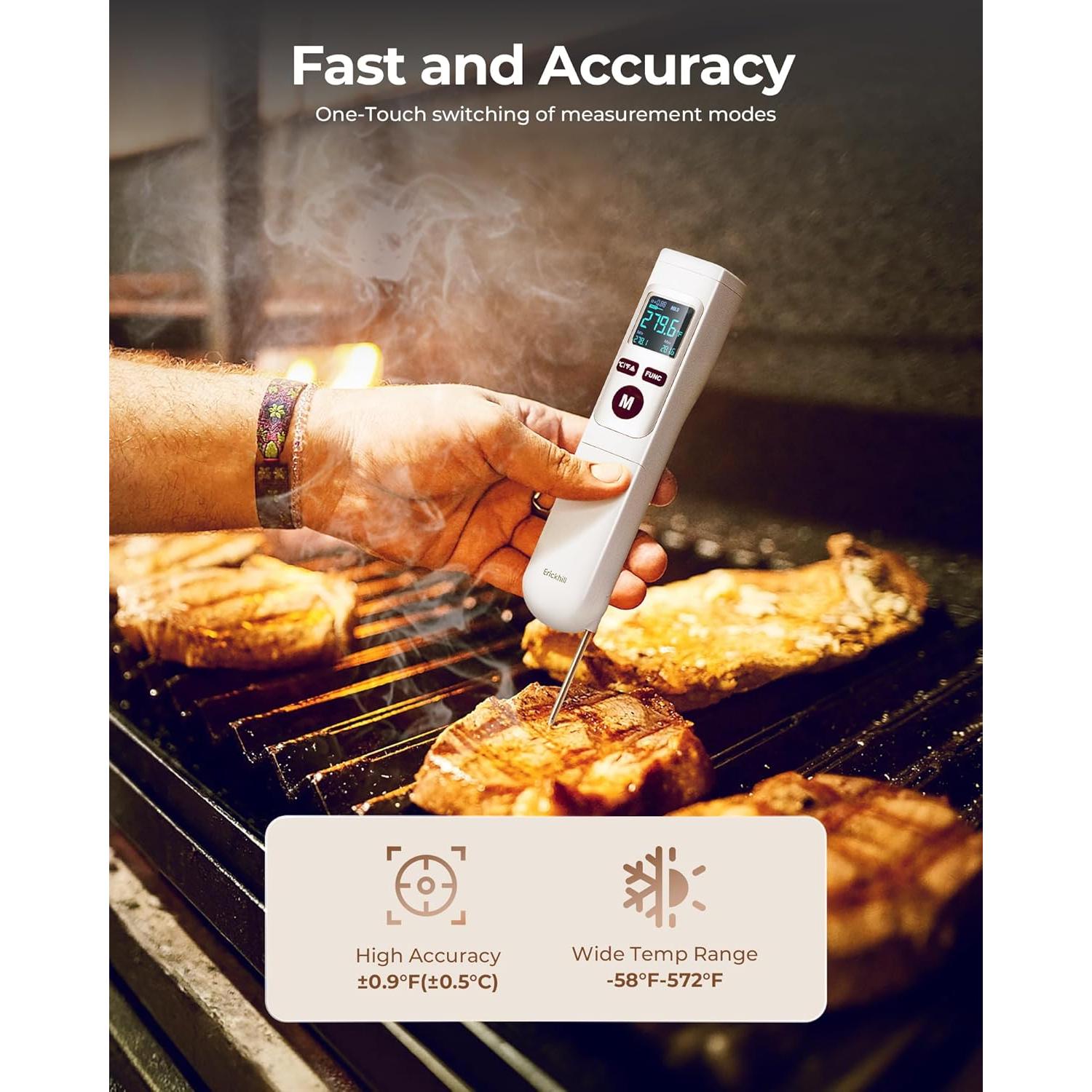 Termómetro Infrarrojo Digital ERICKHILL ROOKPRO 2-en-1