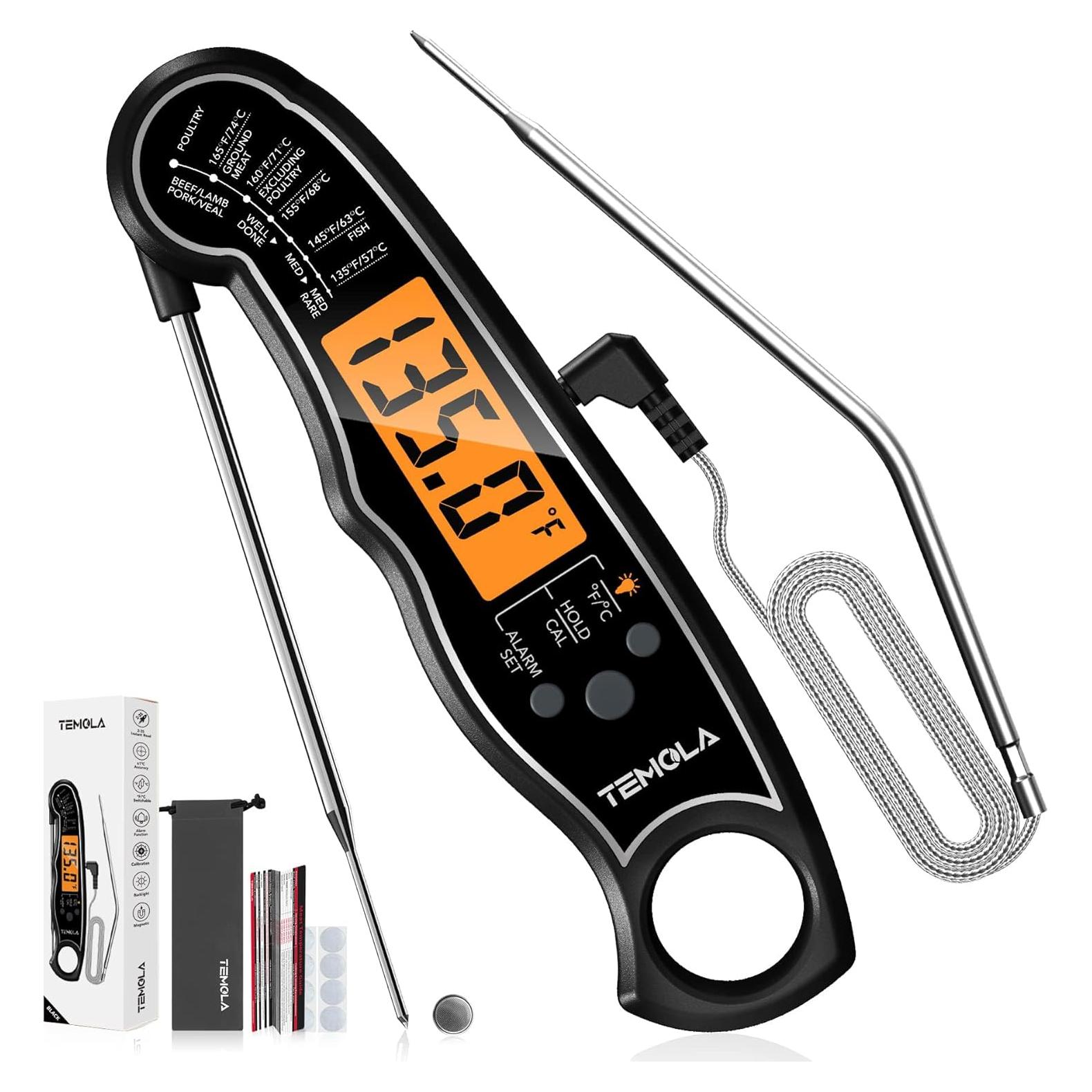 Termómetro de Carne TEMOLA TM27 Digital Doble Sonda 2 en 1