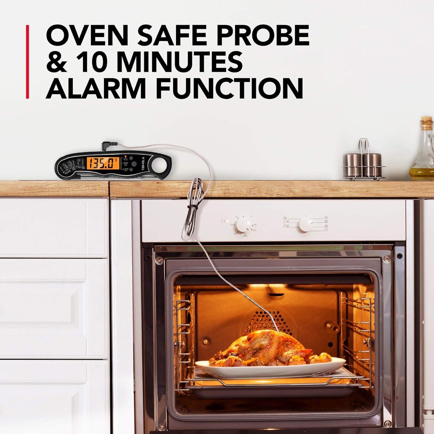 Termómetro de Carne TEMOLA TM27 Digital Doble Sonda 2 en 1
