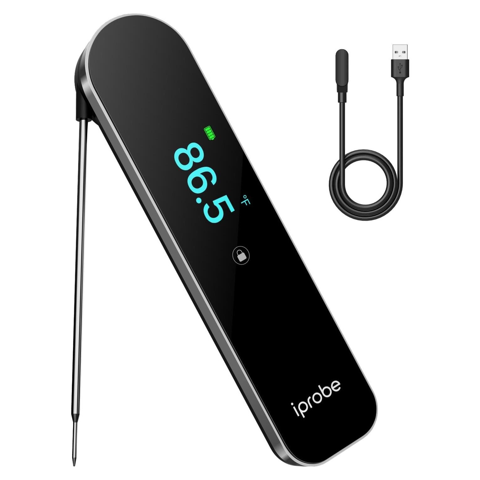 Termómetro de Carne Digital iProbe IP-08 Pantalla Color