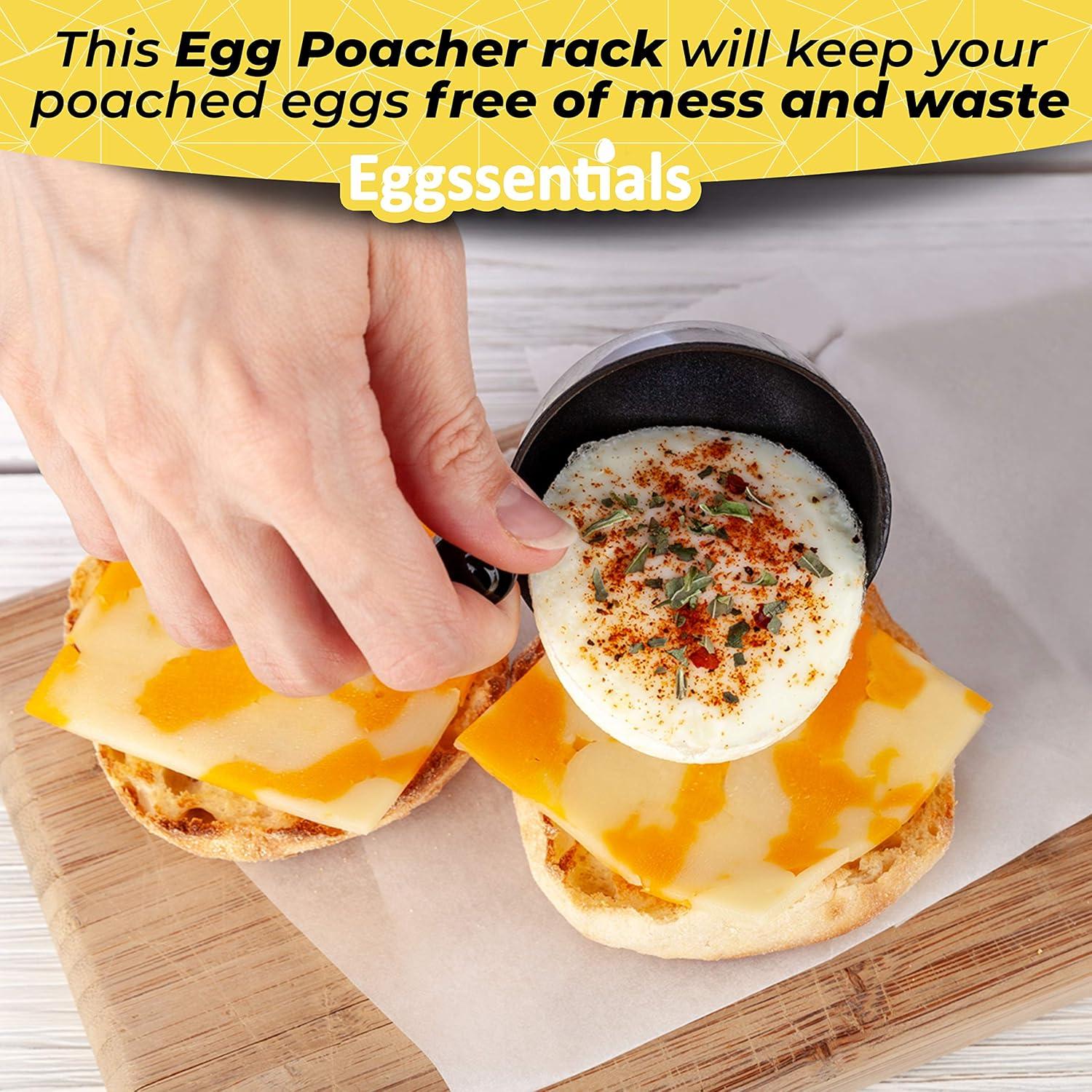 Insertador de Huevos Poached Eggssentials 4 Tazas Acero Inoxidable