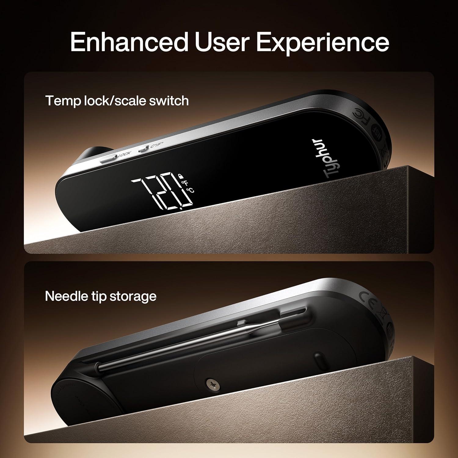 Termómetro de carne digital Typhur InstaProbe Core IP67