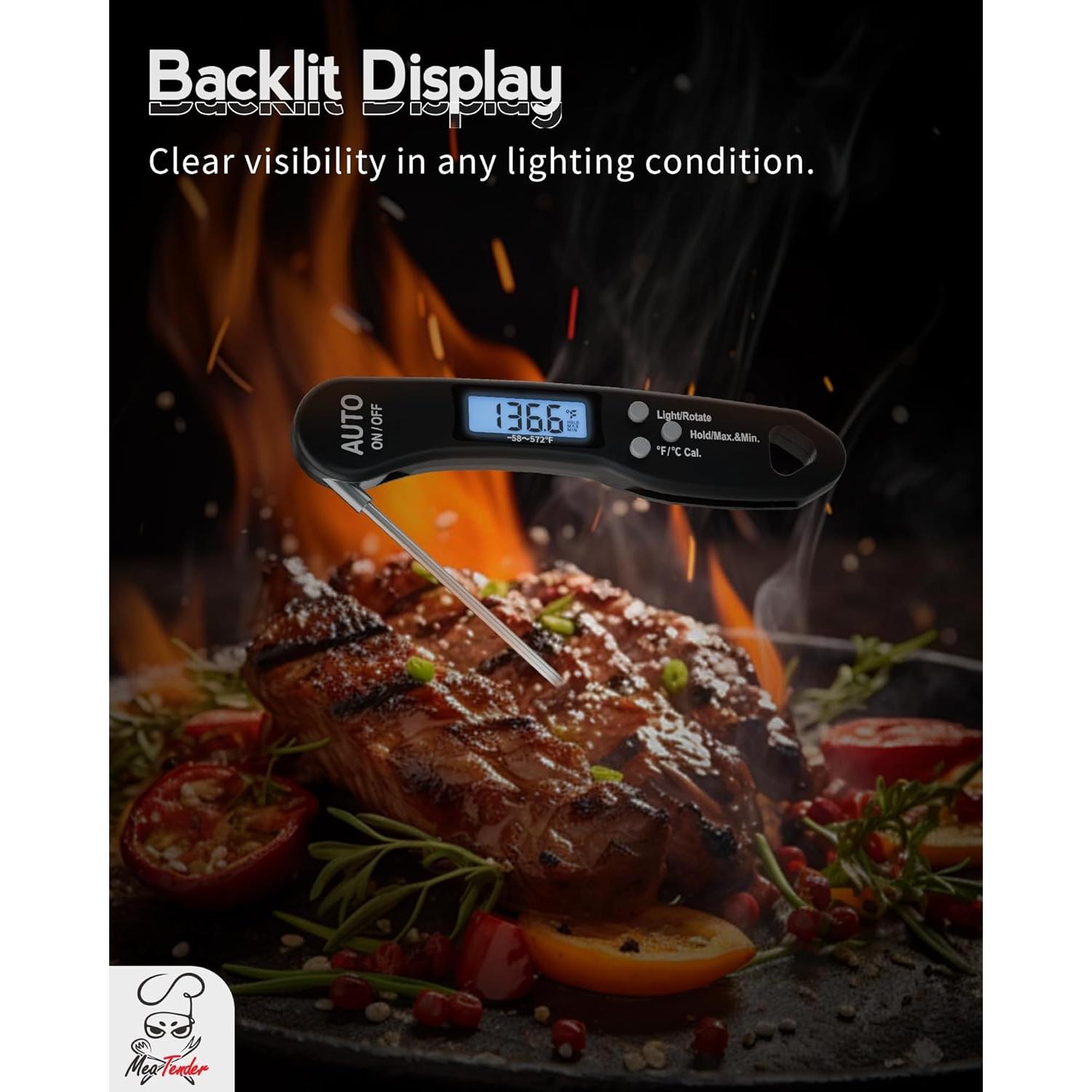 Termómetro Digital de Carne Meatender ZMP01 - Lectura Rápida