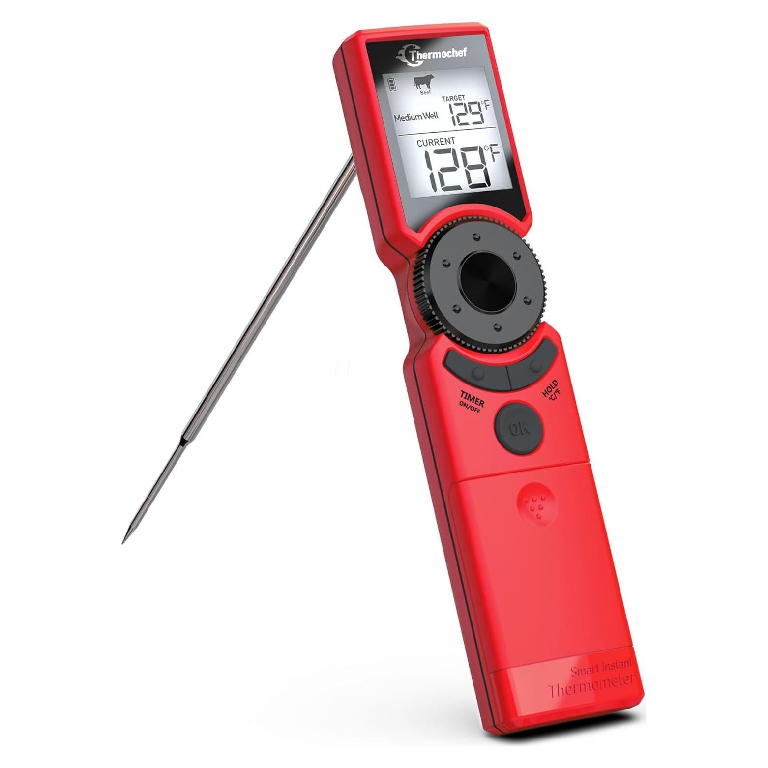 Termómetro Digital de Carne Thermochef Mini6, Precisión 1% °C