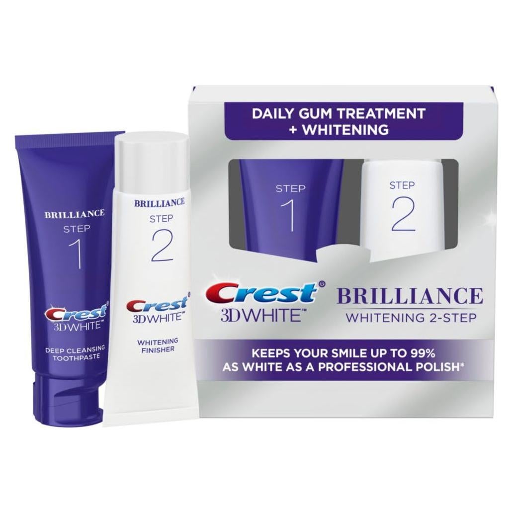 Kit Blanqueador Crest 3D White Brilliance 2 Pasos 226 g