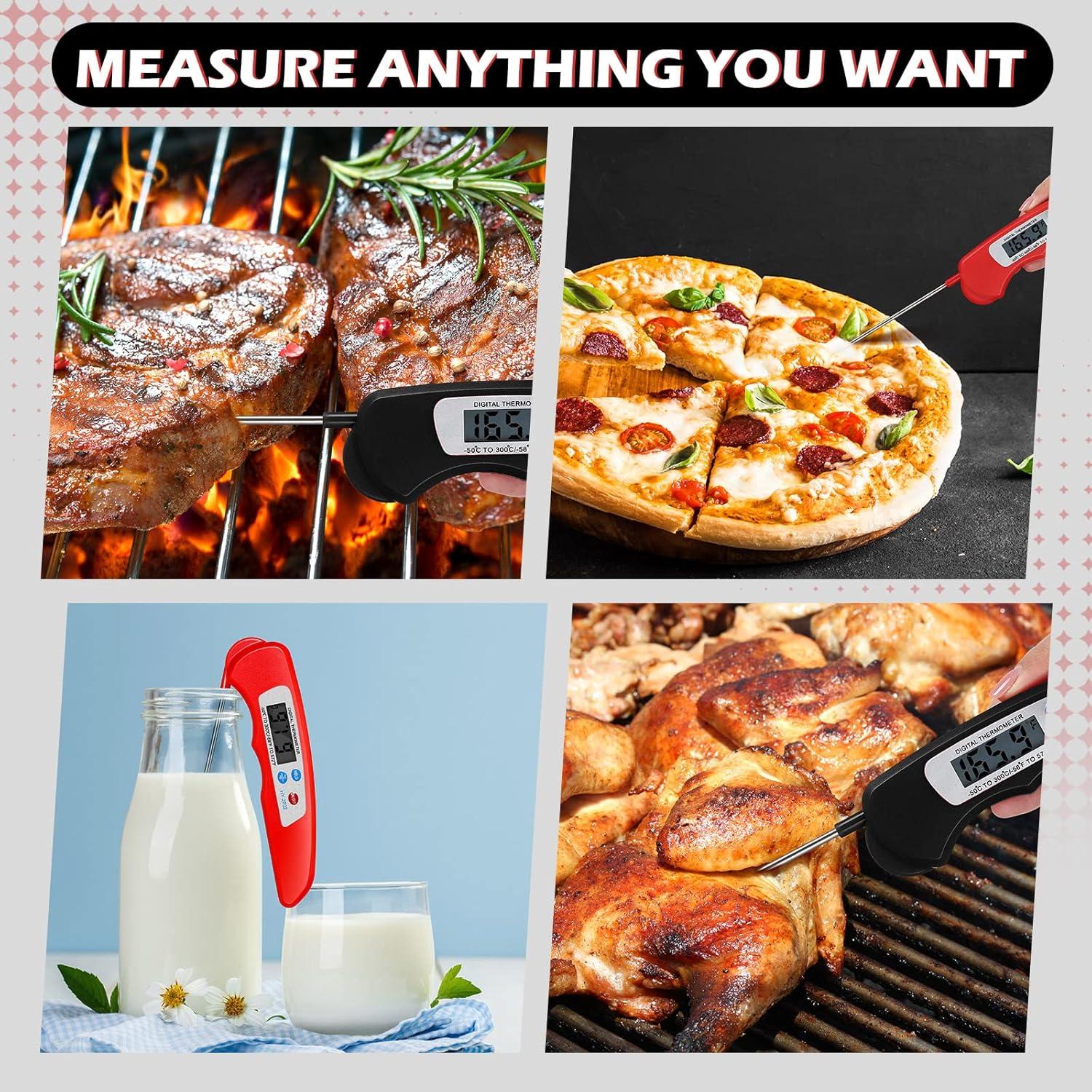 Termómetro Digital de Carne Plegable Hoteam 6 Piezas Impermeable