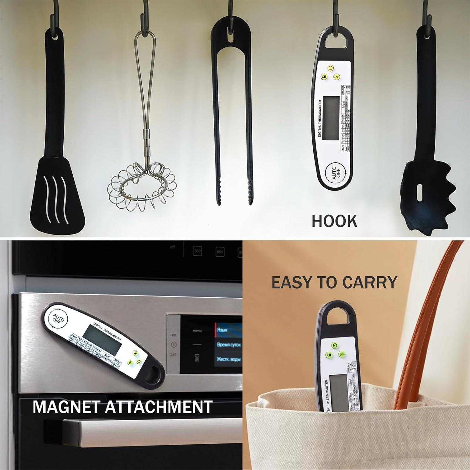 Termómetro Digital para Carne LILYWARE MT128 con Luz de Fondo