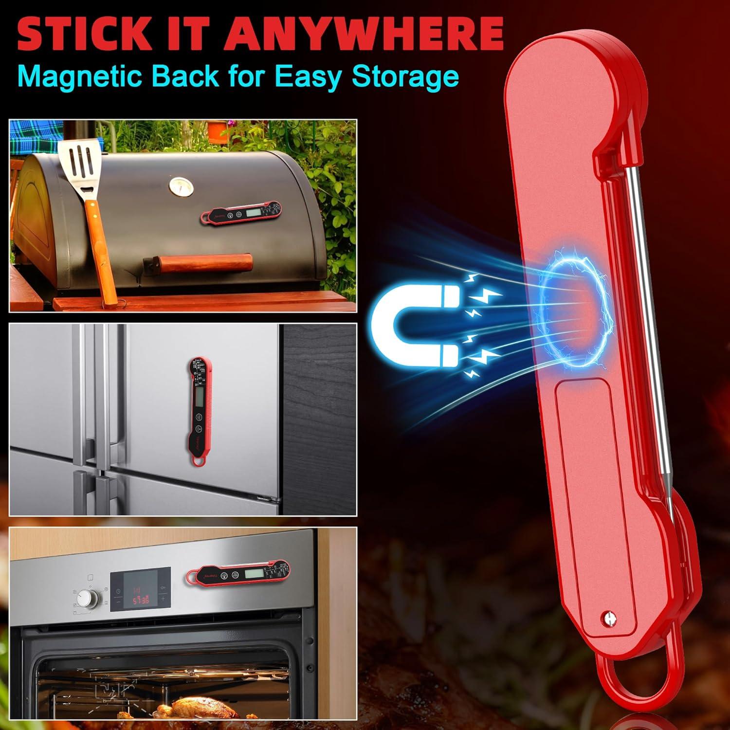 Termómetro Digital de Carne Tinerray a Prueba de Agua 300°C