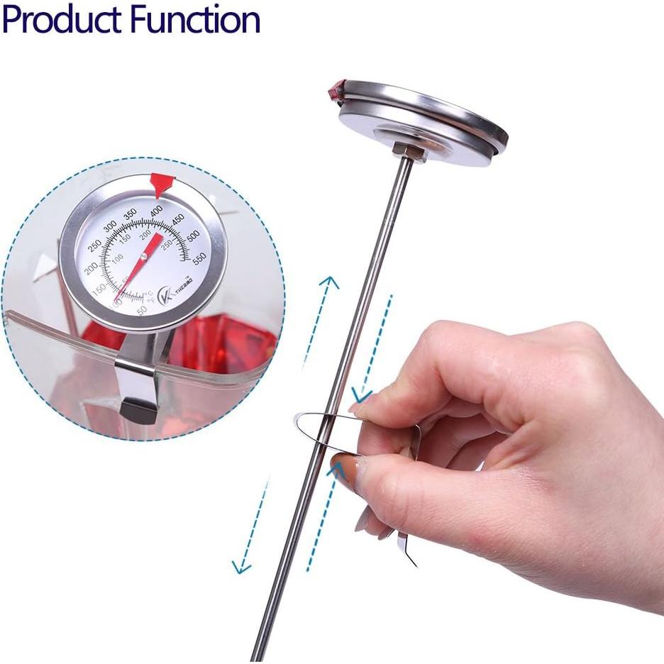 Termómetro de Dial KT THERMO 30,48 cm Acero Inoxidable