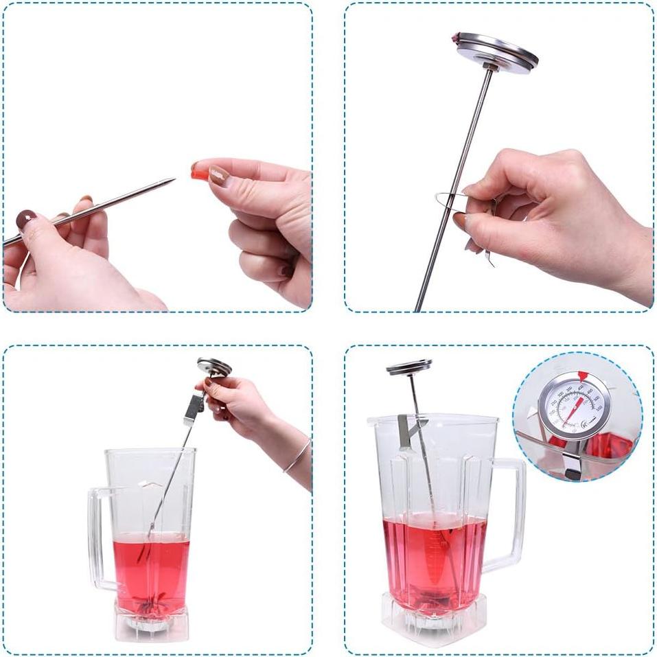 Termómetro de Dial KT THERMO 30,48 cm Acero Inoxidable