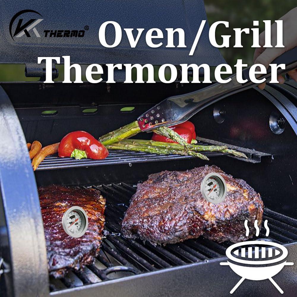 Termómetro de Carne KT THERMO 6,35 cm para Horno y Parrilla