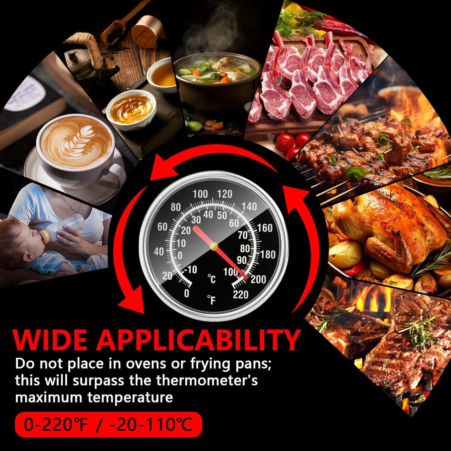 Termómetro de Carne Cxjesin Acero Inoxidable 13.97 cm