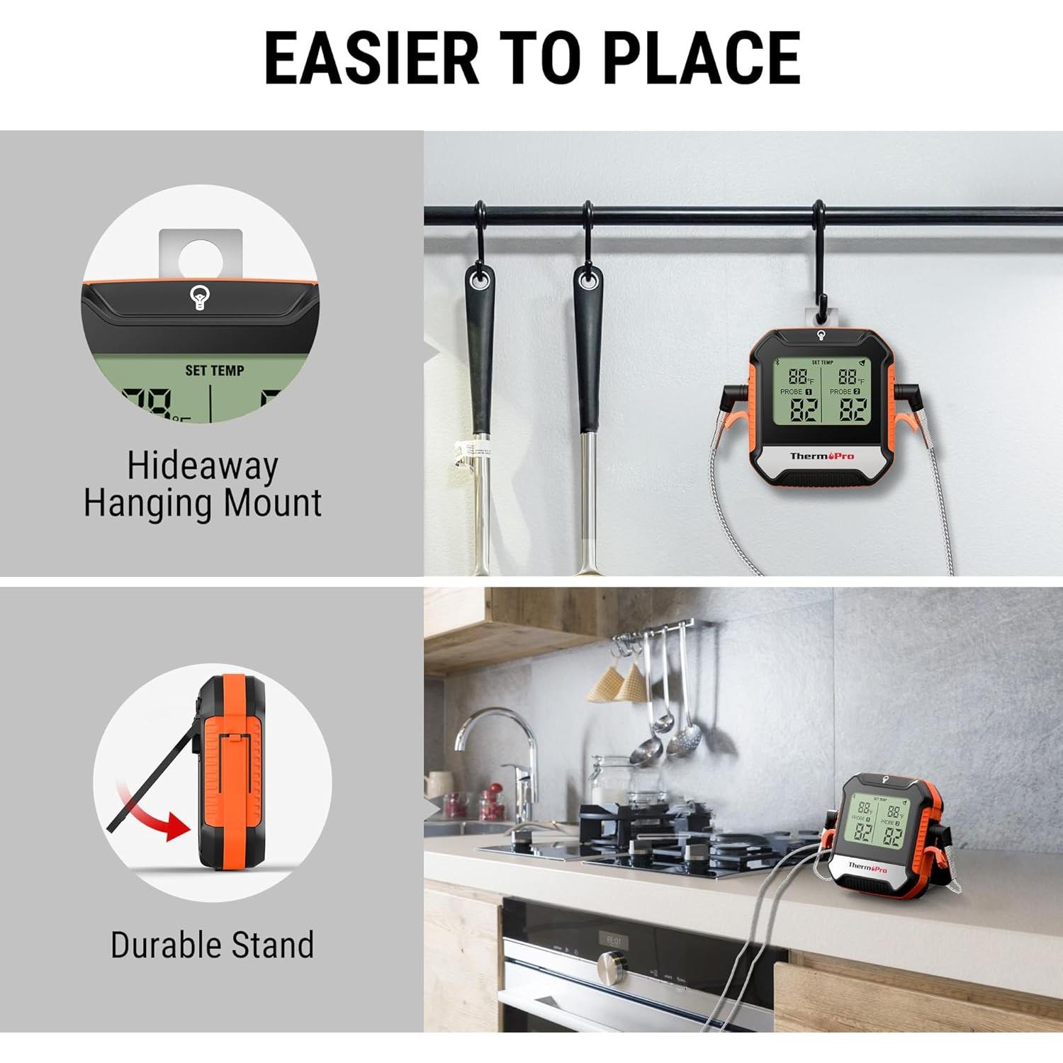 Termómetro de carne Bluetooth ThermoPro TP904 2 sondas