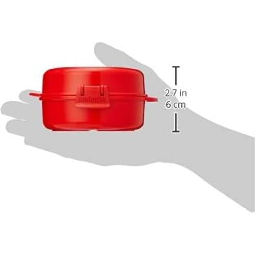 Cocedor de Huevos Microondas Sistema 1117ZS Rojo 271ml