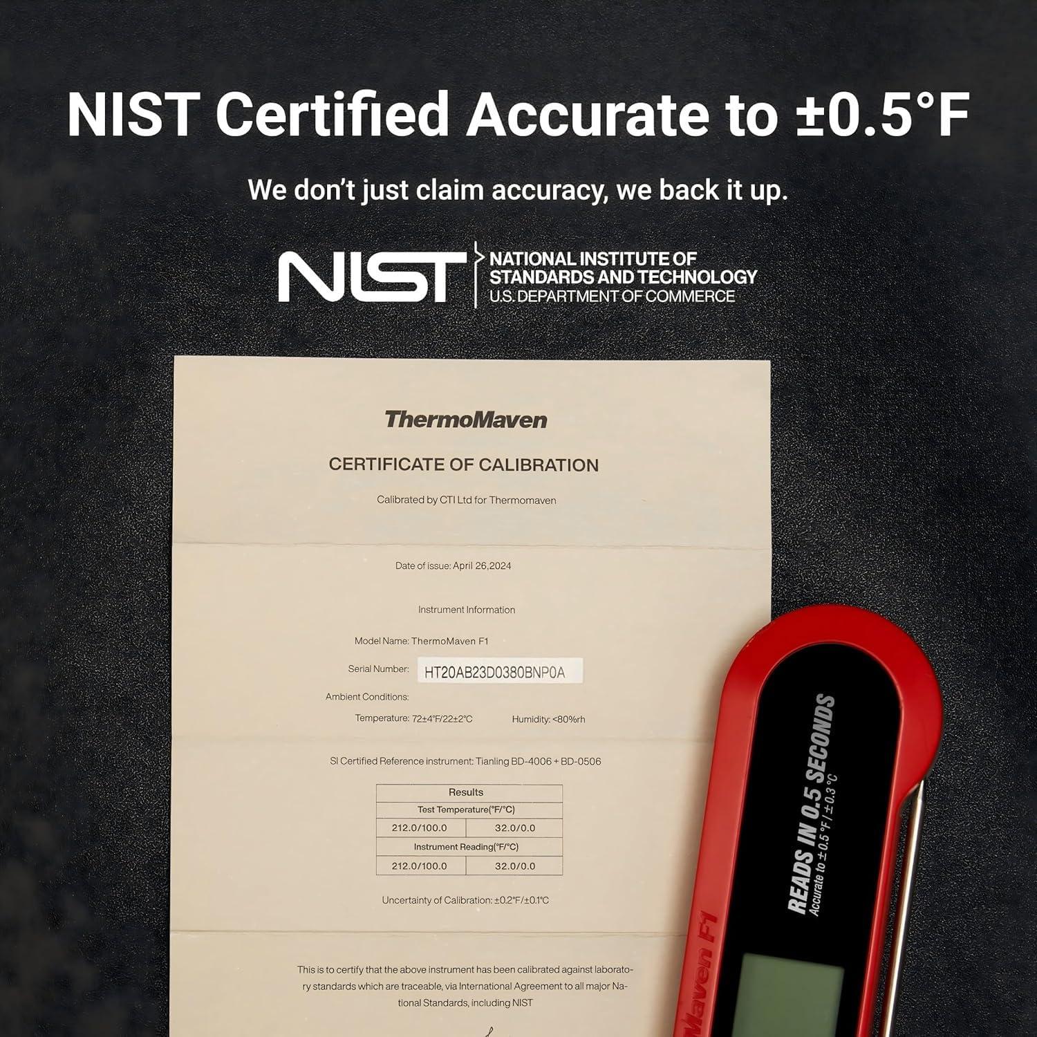 Termómetro de Carne Digital ThermoMaven HT02 Alta Precisión