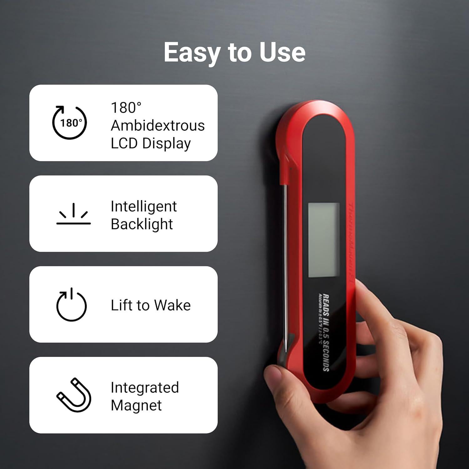 Termómetro de Carne Digital ThermoMaven HT02 Alta Precisión