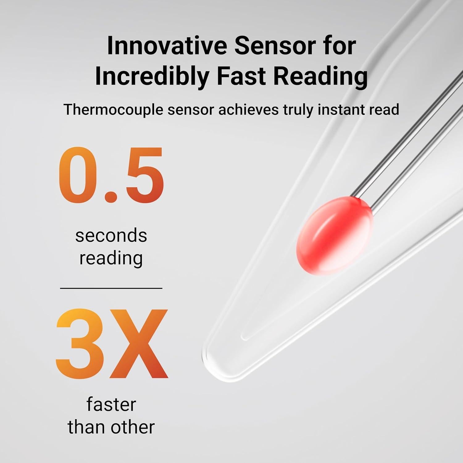 Termómetro de Carne Digital ThermoMaven, Precisión NIST, IP67