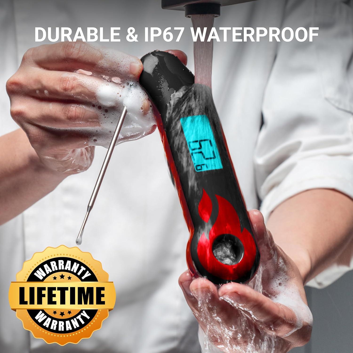 Termómetro de Carne Digital ThermoMaven, Precisión NIST, IP67