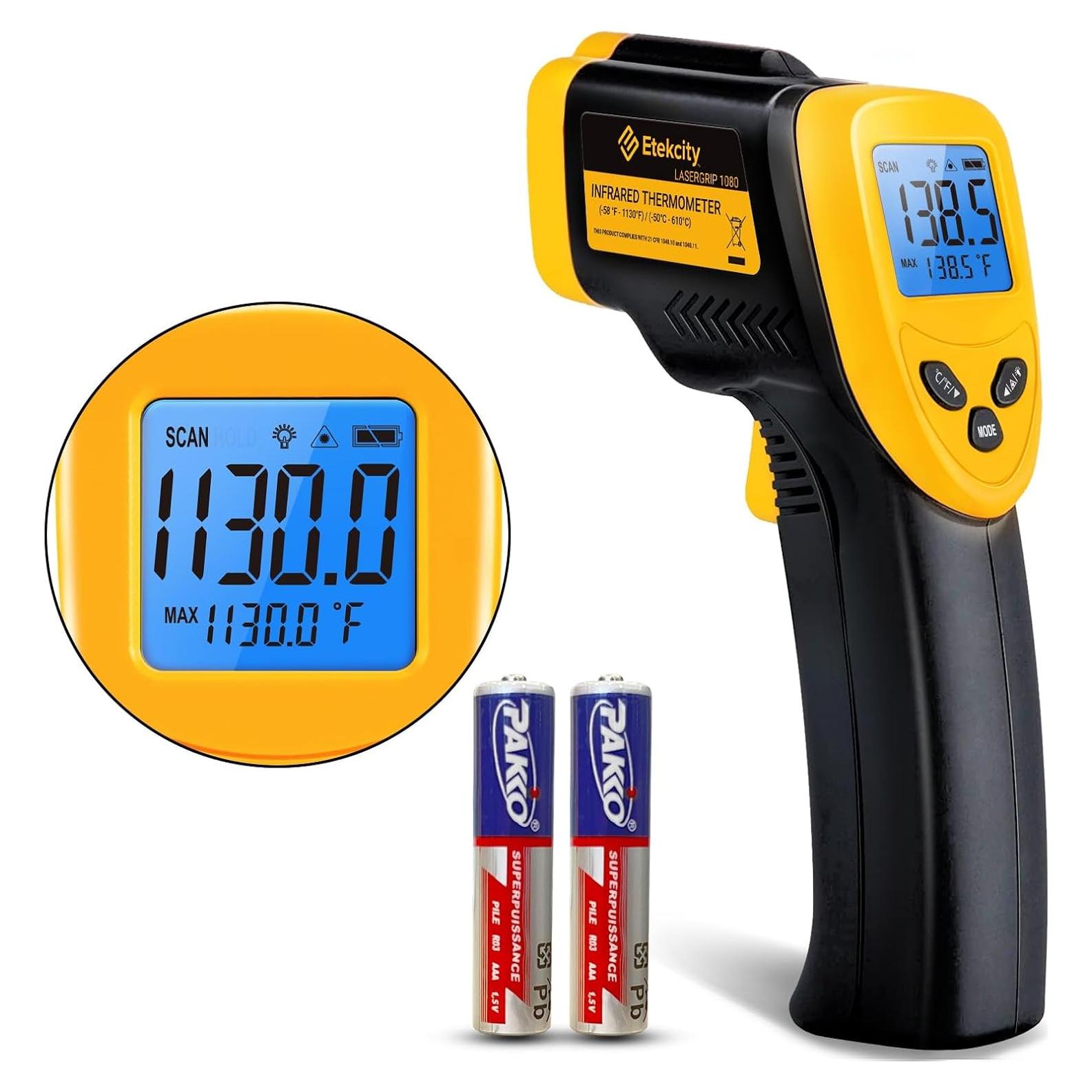 Termómetro Infrarrojo Etekcity Lasergrip 1080 -50°C a 610°C