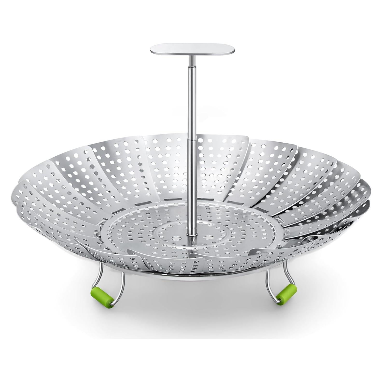 Cesta de Vapor Pavsrmy Acero Inoxidable Expandible 15-23 cm