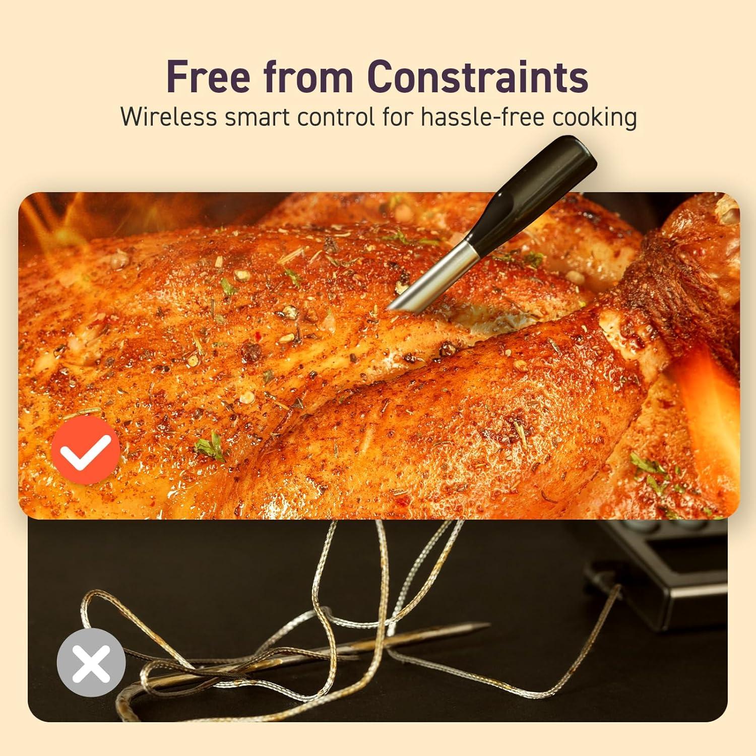 Termómetro de Carne Inalámbrico COSORI CMT-R161S Digital