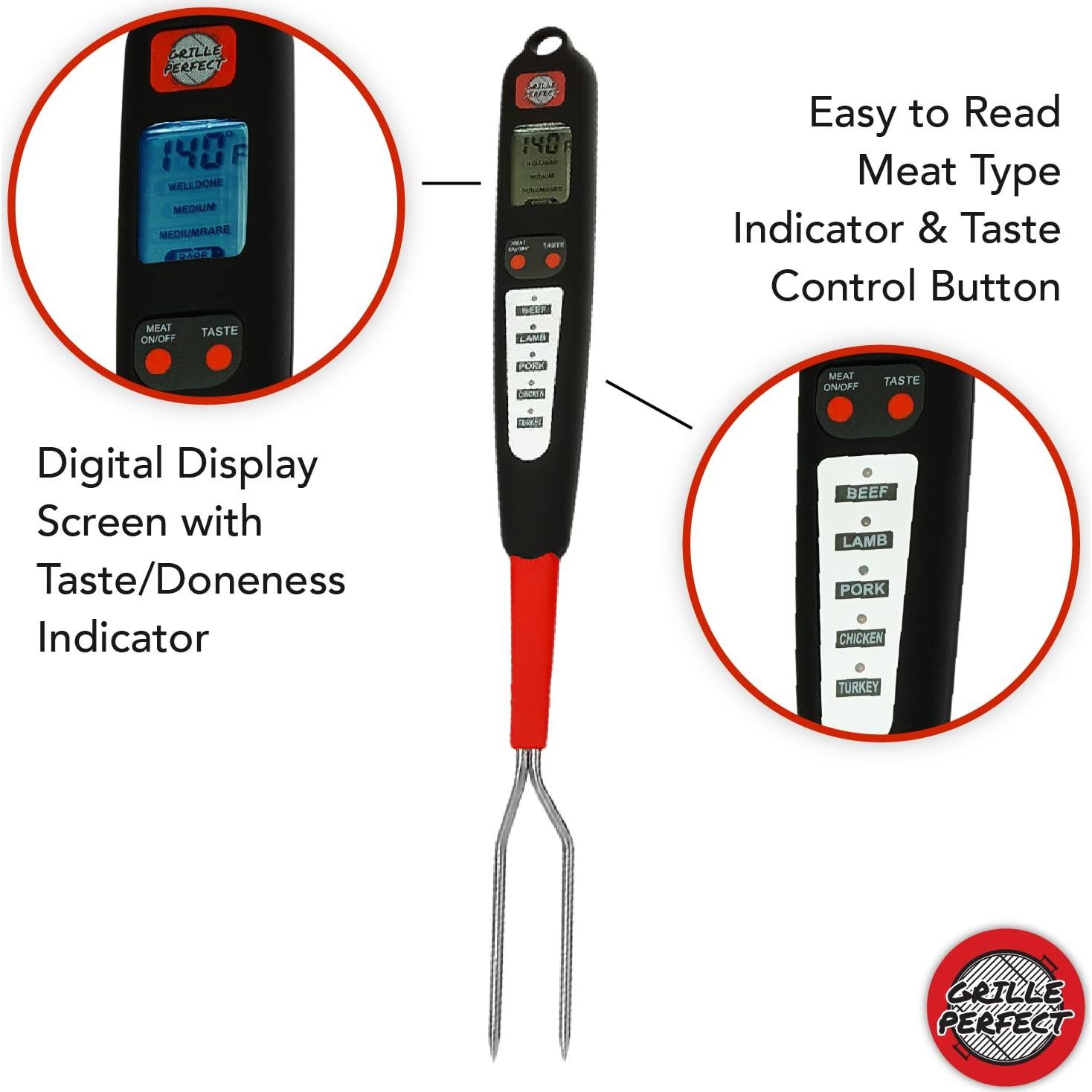 Termómetro Digital de Carne Grille Perfect 40 cm Rápido