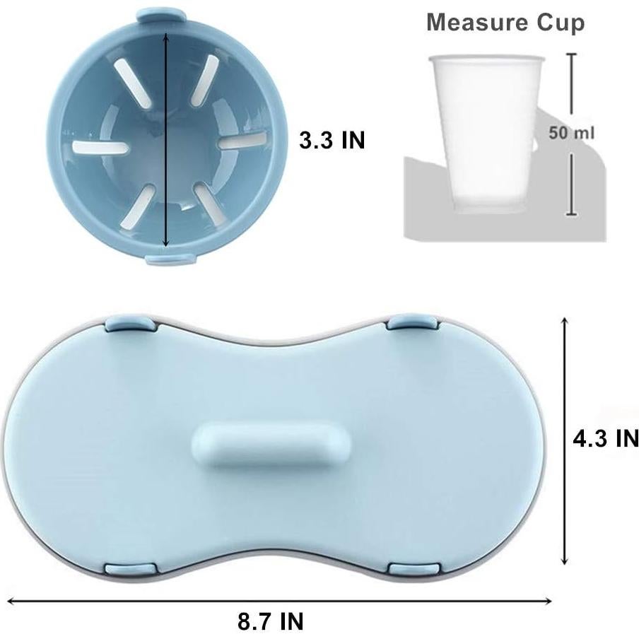 Cocinador de Huevos KICOFIT para Microondas con Taza Medidora