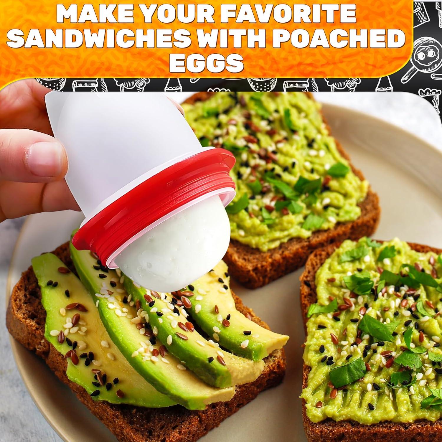 Set de 6 Cápsulas de Cocina para Huevos Duros - Silicona