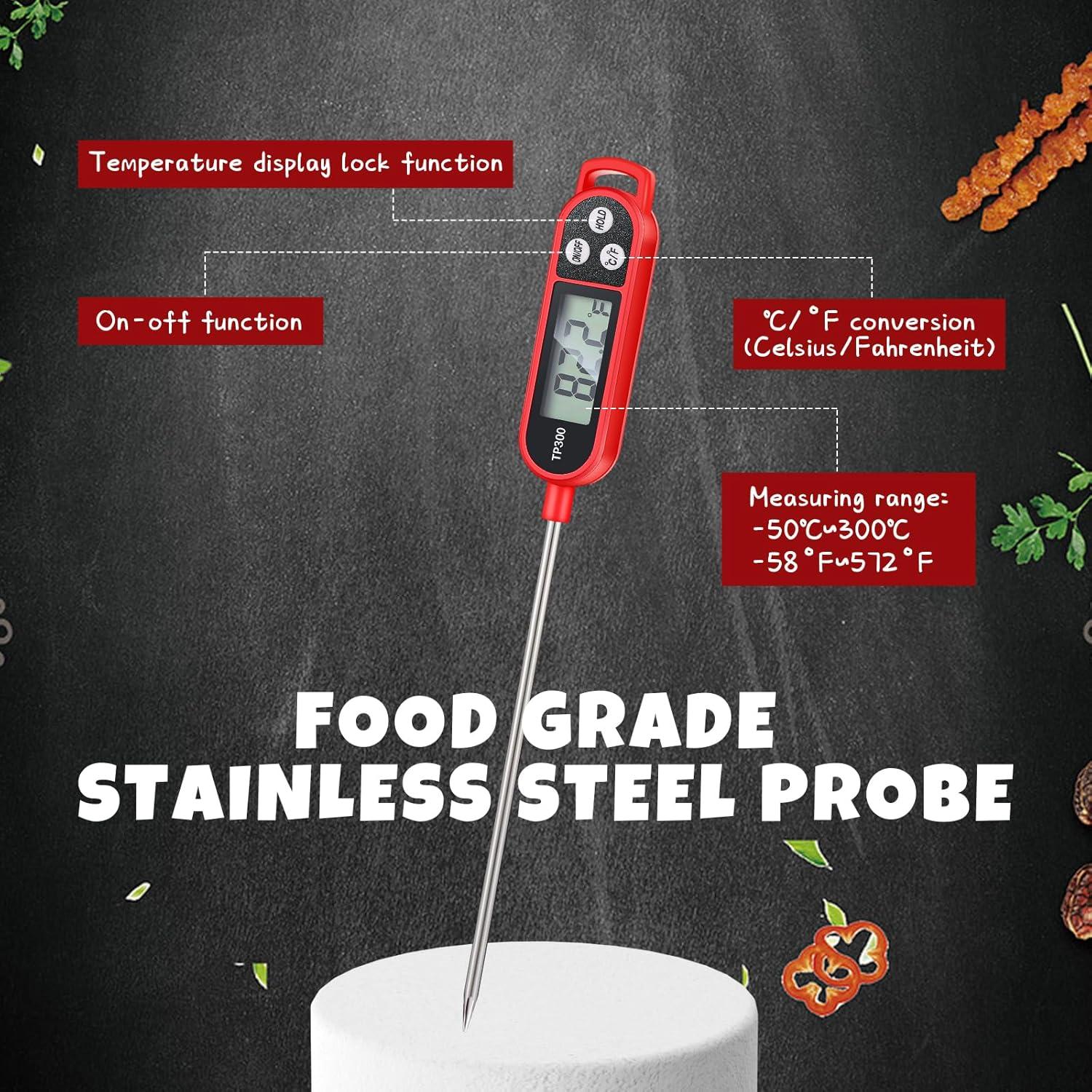 Termómetro Digital de Cocina Copkim TP300 Rojo 24.5 cm