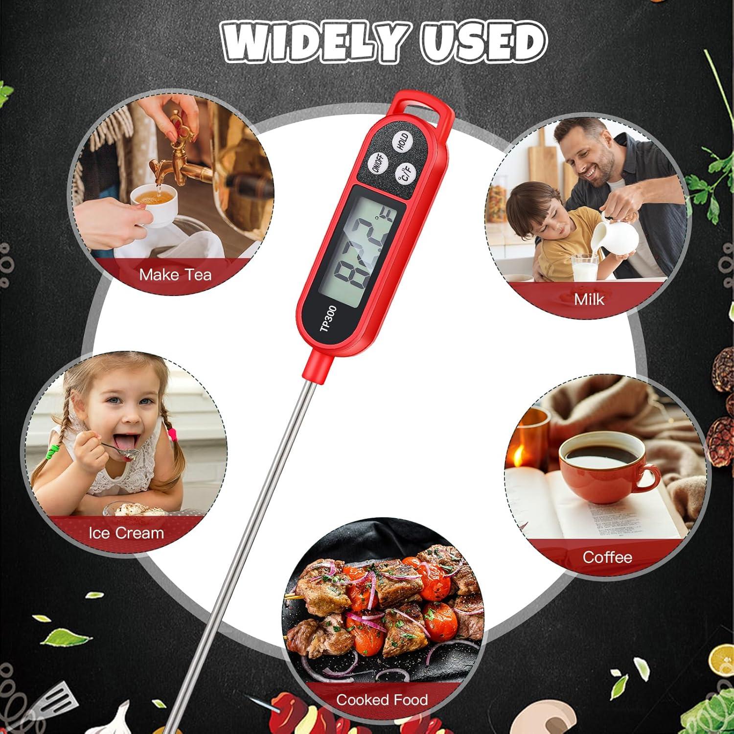 Termómetro Digital de Cocina Copkim TP300 Rojo 24.5 cm