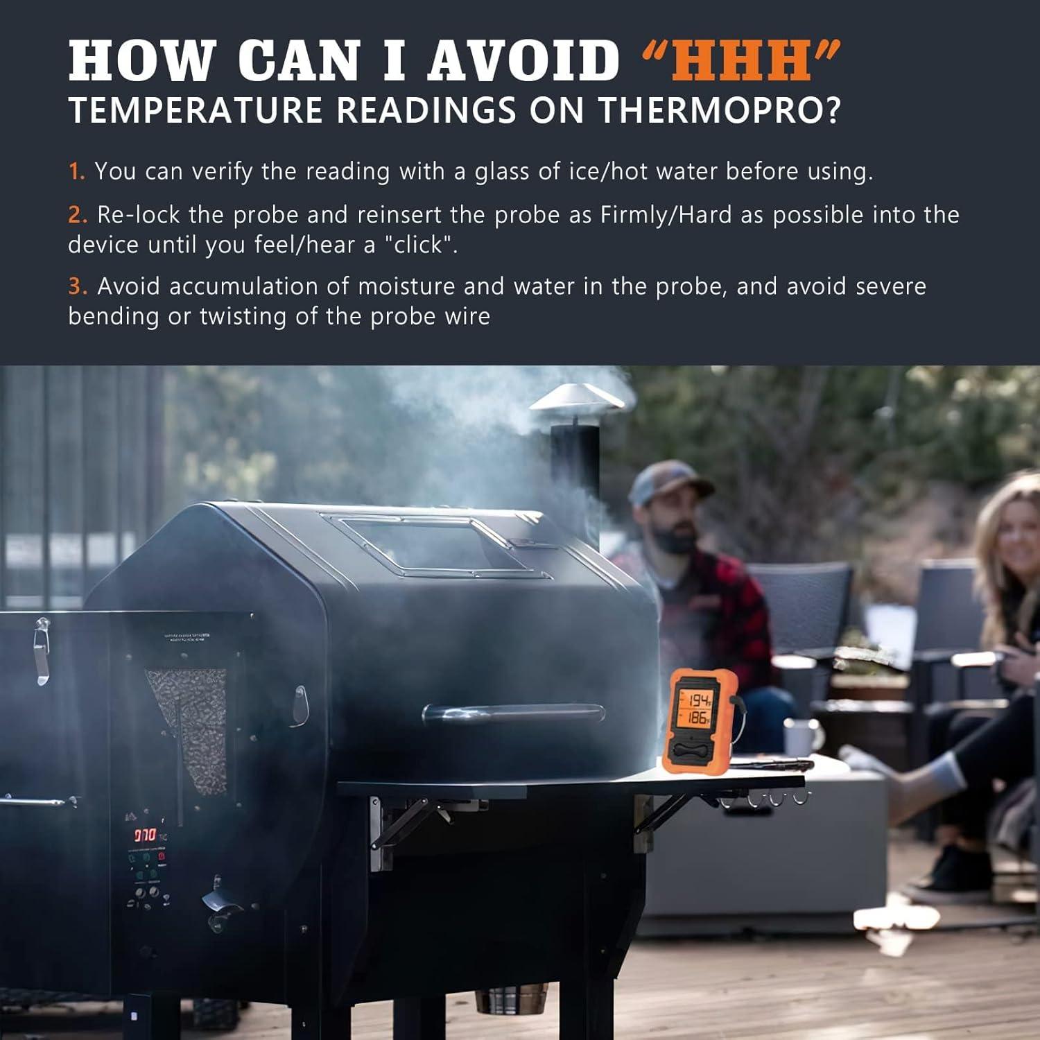 Sonda de Termómetro de Carne YAOAWE 2 Unidades 17.78 cm