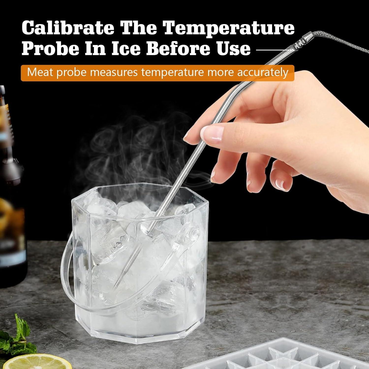 Sonda de Termómetro de Carne YAOAWE 2 Unidades 17.78 cm