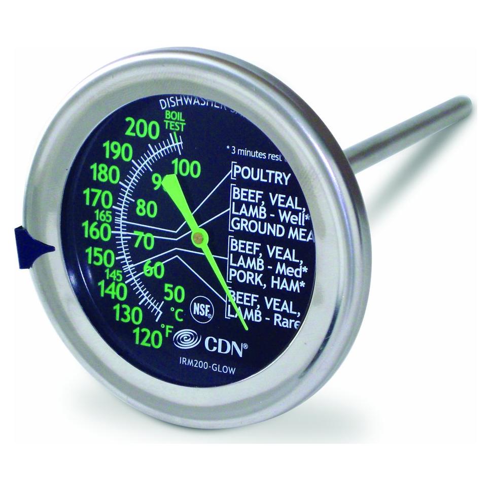 Termómetro de Carne CDN IRM200-GLOW 5 cm Recalibrable