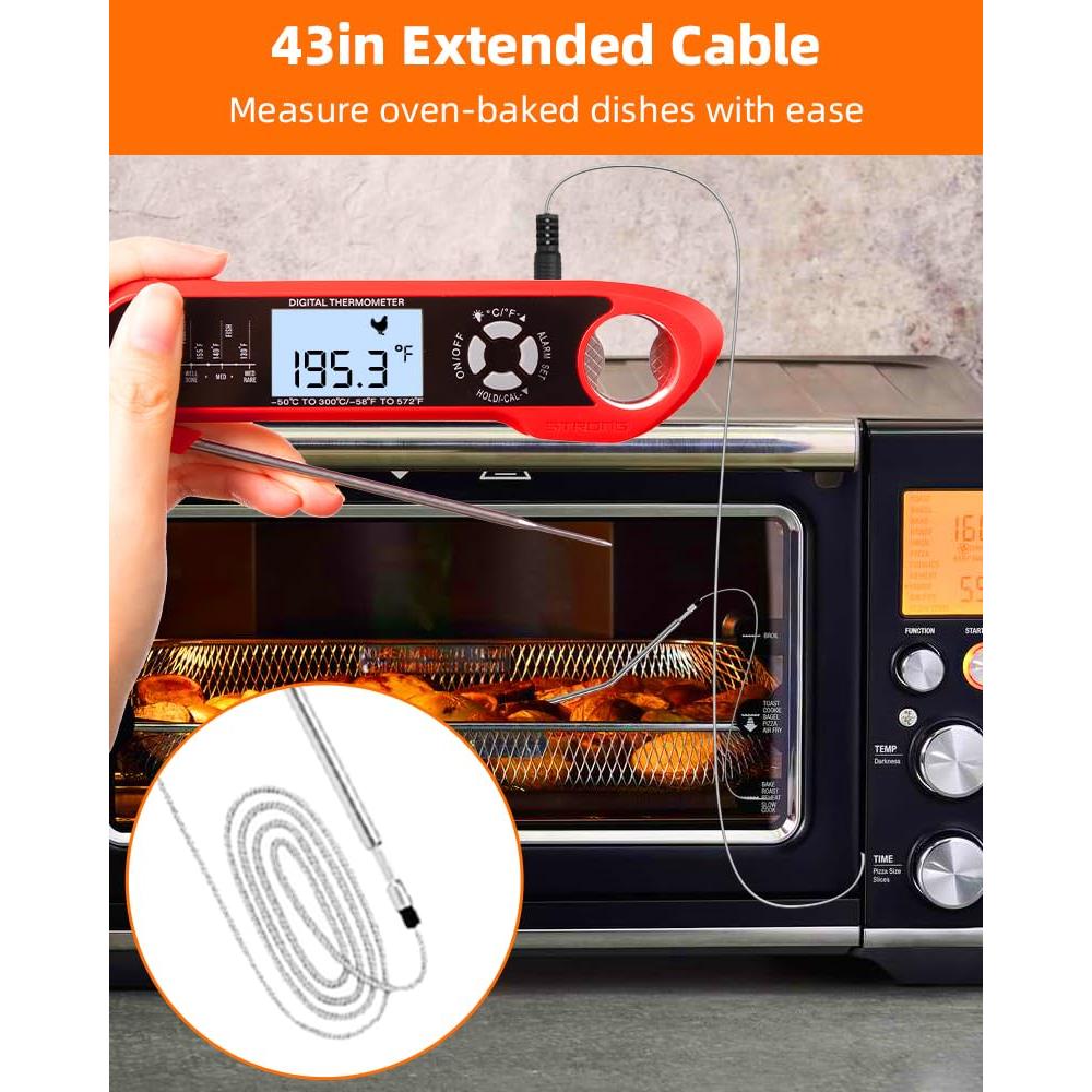 Termómetro Digital de Carne Brigii - Impermeable y Rápido